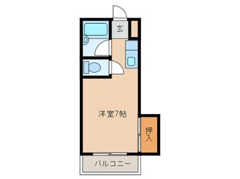 間取図 パシフィック白木原