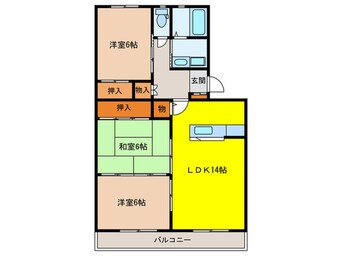 間取図 阿部第１ビル