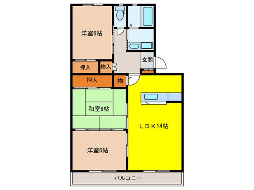 間取図 阿部第１ビル