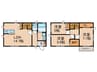 下白水南5丁目戸建　B棟 3LDKの間取り