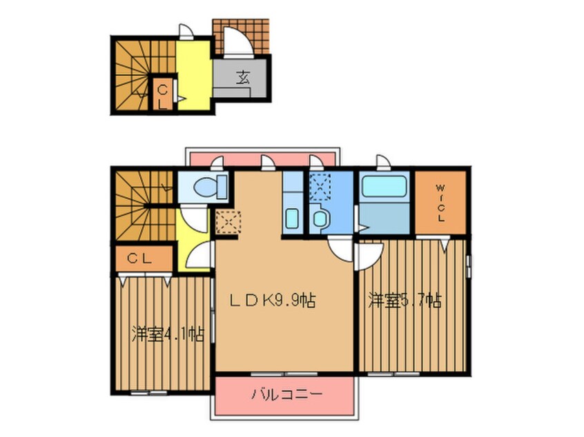 間取図 オリ－ブの木