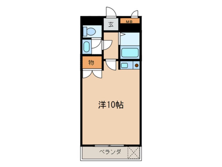 間取図 内山第62ﾋﾞﾙ