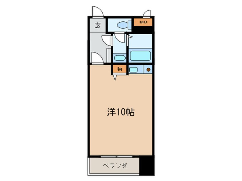 間取図 内山第62ﾋﾞﾙ