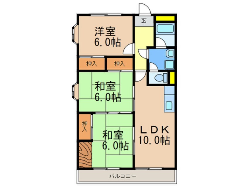 間取図 梢風園ウインズビル