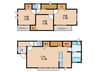 CASA横手E棟 3LDKの間取り