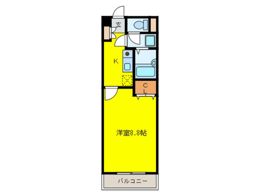 間取図 エトランゼ５番館