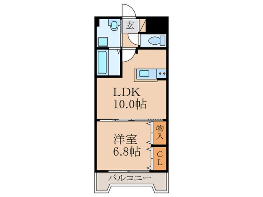 間取図 エス・テイト外園