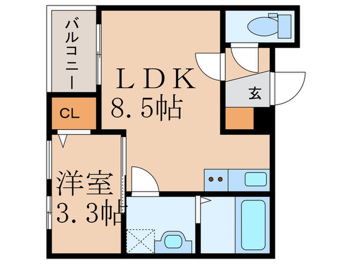 間取り図 ファステート九工大前