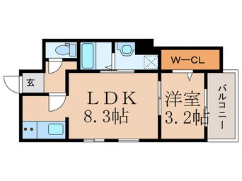 間取図 パルティーレ戸畑