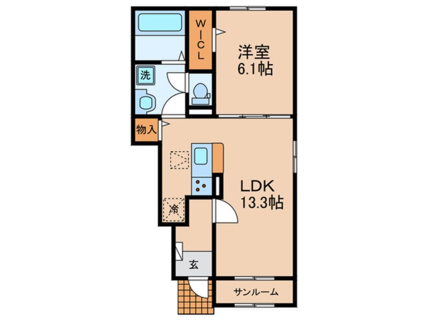 間取図 仮）ロータススクエアＢ