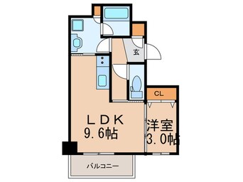 間取図 ｳｪﾙﾌﾞﾗｲﾄ博多ｽﾃｰｼｮﾝ