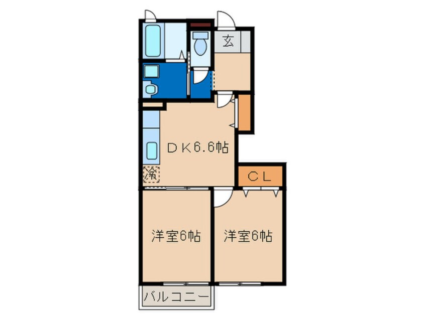 間取図 サンヒルズ福智山