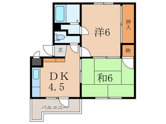 間取図 シャトレ泉台Ⅱ　Ａ棟