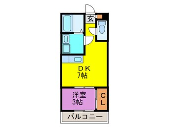 間取図 レジデンス諸岡