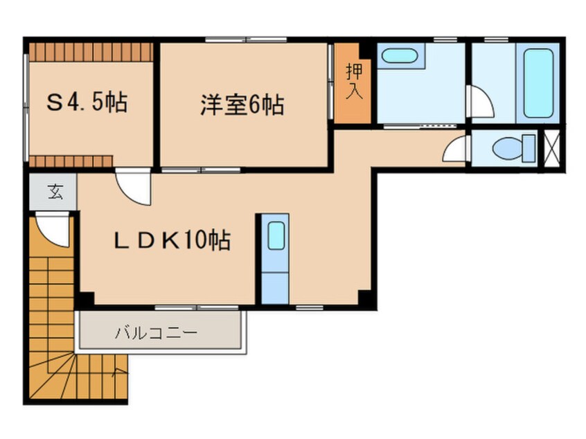 間取図 パラッツォ愛宕