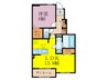 ジャカランダ 1LDKの間取り