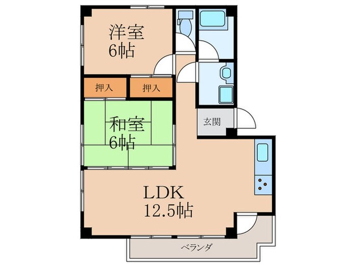 間取り図 ハイツK