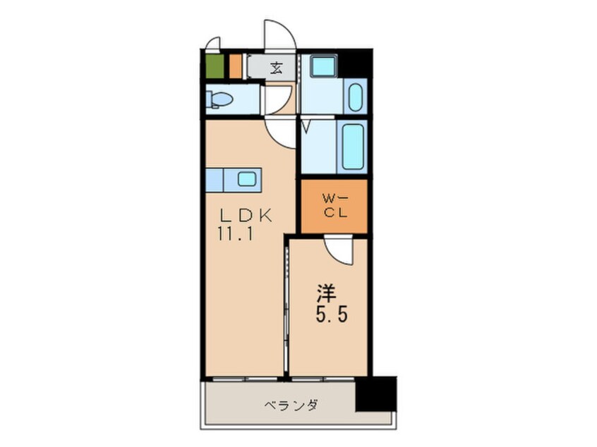 間取図 アクシオ北九州