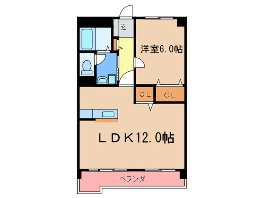 間取図 シ－シャイン宮司