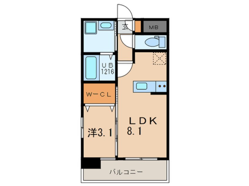 間取図 U´s Residence 木町