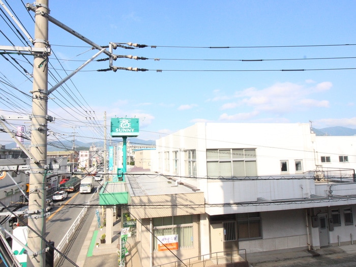 室内からの展望 スクレ－パ－東