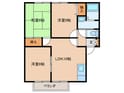 サンガーデン海老津Ａ棟の間取図