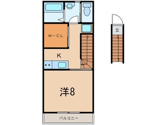 間取図 エクシヴ上富野