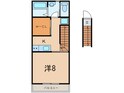 エクシヴ上富野の間取図