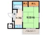パレーシャル清水 1Kの間取り