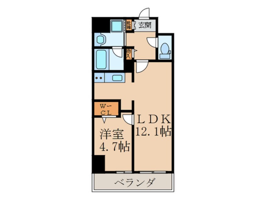 間取図 テゾーロ行橋