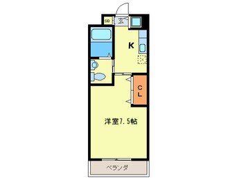 間取図 エリーナプラザ天神南