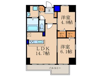 間取図 ピュアライフ金田