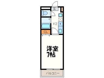 間取図 アクト大橋駅南