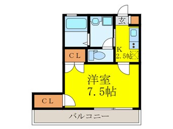 間取図 アンプルールフェール弥生