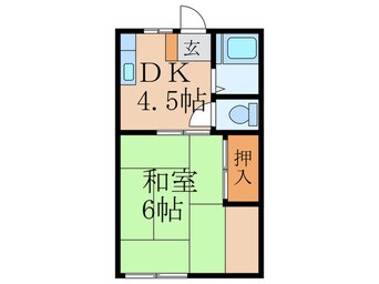 間取図 ヤングハイツ三郎丸