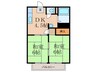 ファミールコート 2DKの間取り