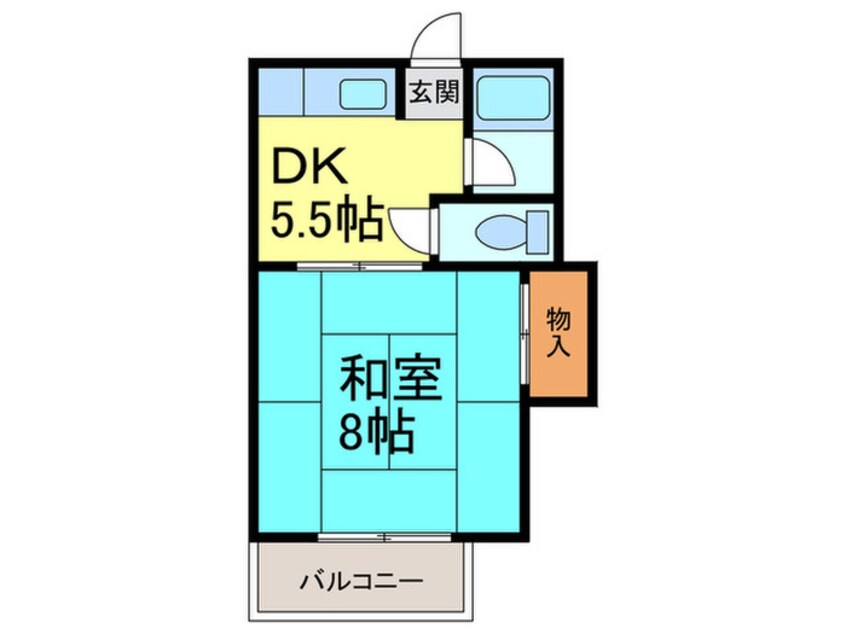 間取図 ヴィラージュ博多南