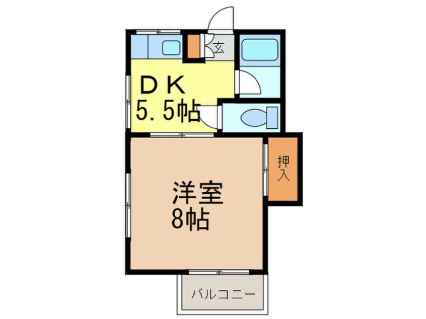 間取図 ヴィラージュ博多南