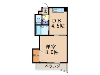 間取図 冨士コーポラスⅡ