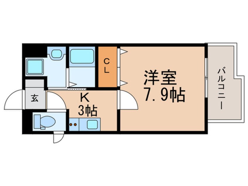 間取図 ギャラン菅原