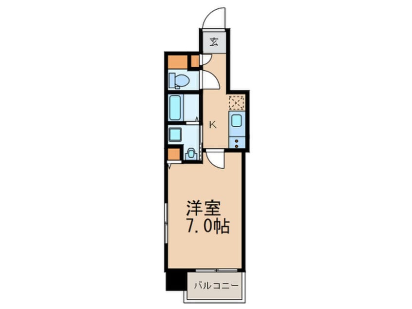 間取図 Ｒ‘ｓレジデンス美野島