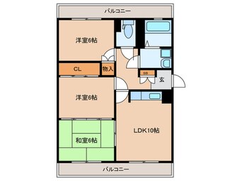間取図 旭ホール・五代