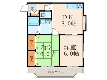 間取図 スオウ城野