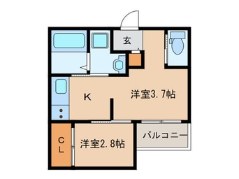 間取図 ＳＭＩＬＥＡＸ博多駅東