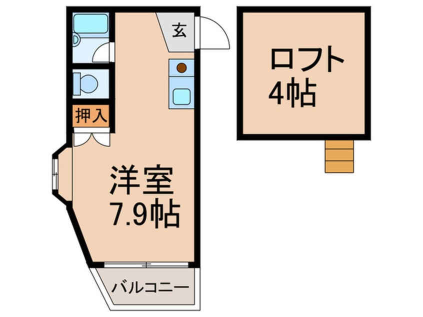 間取図 マキシム空港前３