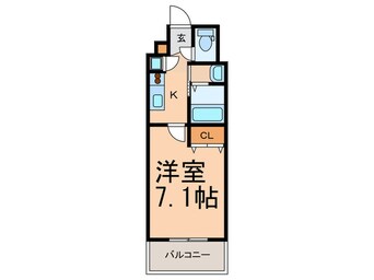 間取図 ｗｉｌｌ　Ｄｏ　中洲