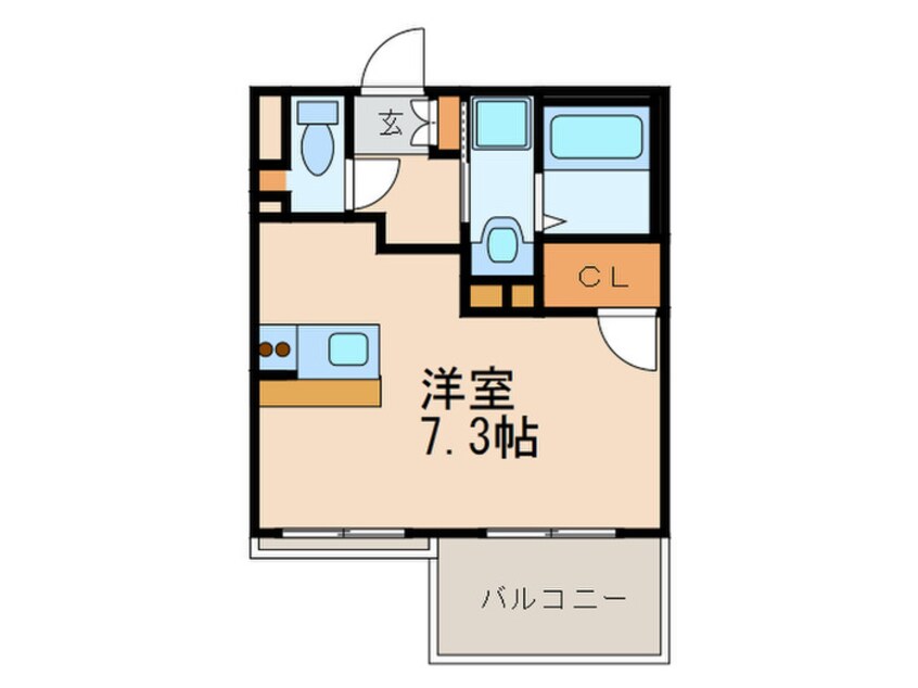 間取図 ｗｉｌｌ　Ｄｏ　中洲