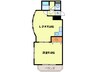 イング大宮 1LDKの間取り