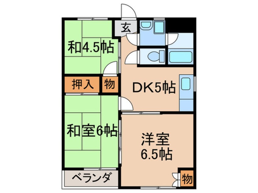 間取図 塩盛ビル