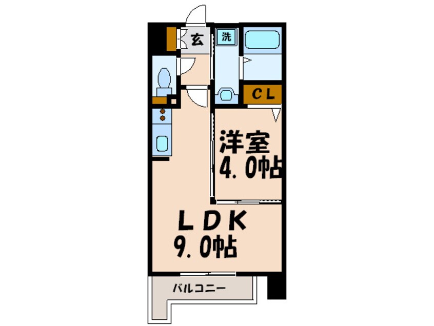 間取図 シャローム天神北